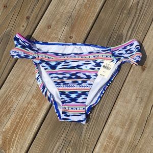 VS Pink Pattern Bikini Bottom (S) NWT